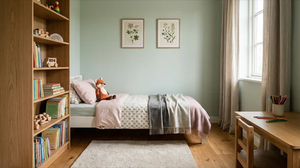 Uklizený a organizovaný dětský pokoj